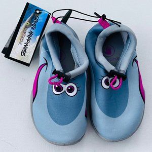 Body Glove Sea Pals Unisex-Child Water Shoe Dolphin Grey